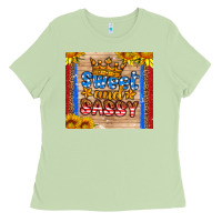Matcha usa flag sweet and sassy Ladies Tee - HRA Design Shop