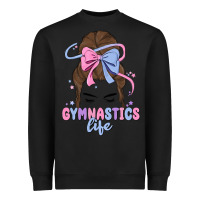 Black gymnastics life Heavyweight Sweatshirt - MaliasSmallBusiness