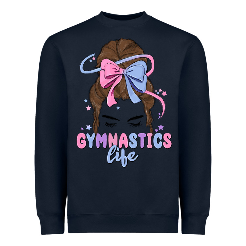 Gymnastics Life Heavyweight Sweatshirt by MaliasSmallBusiness | Teevron