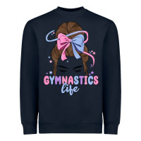 Navy gymnastics life Heavyweight Sweatshirt - MaliasSmallBusiness