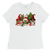 White christmas gnomies Ladies Tee - FaDigitalArtStudio