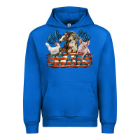 Cobalt Oh my stars farm animals Urban Hoodie - FaDigitalArtStudio