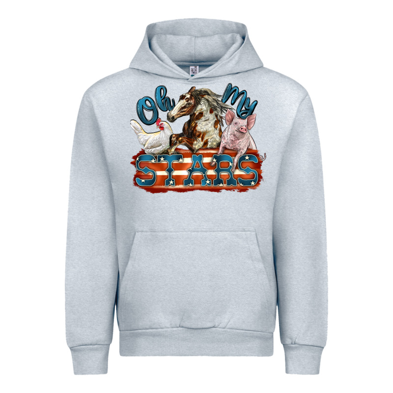 Oh My Stars Farm Animals Urban Hoodie by FaDigitalArtStudio | Teevron