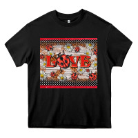 Black love ladybug Heavy Core Tee - BarkalooDesign