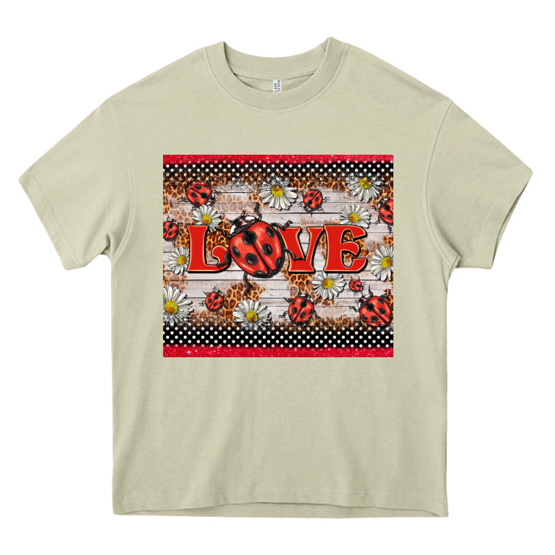 Love Ladybug Heavy Core Tee by BarkalooDesign | Teevron