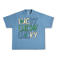 Pebble Blue lucky Urban Heavy Tee - MaliasSmallBusiness