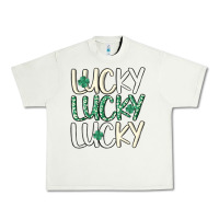 Pistachio lucky Urban Heavy Tee - MaliasSmallBusiness