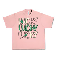 Salmon lucky Urban Heavy Tee - MaliasSmallBusiness