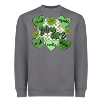 Storm st. patrick's day positive affirmations Heavyweight Sweatshirt - MaliasSmallBusiness