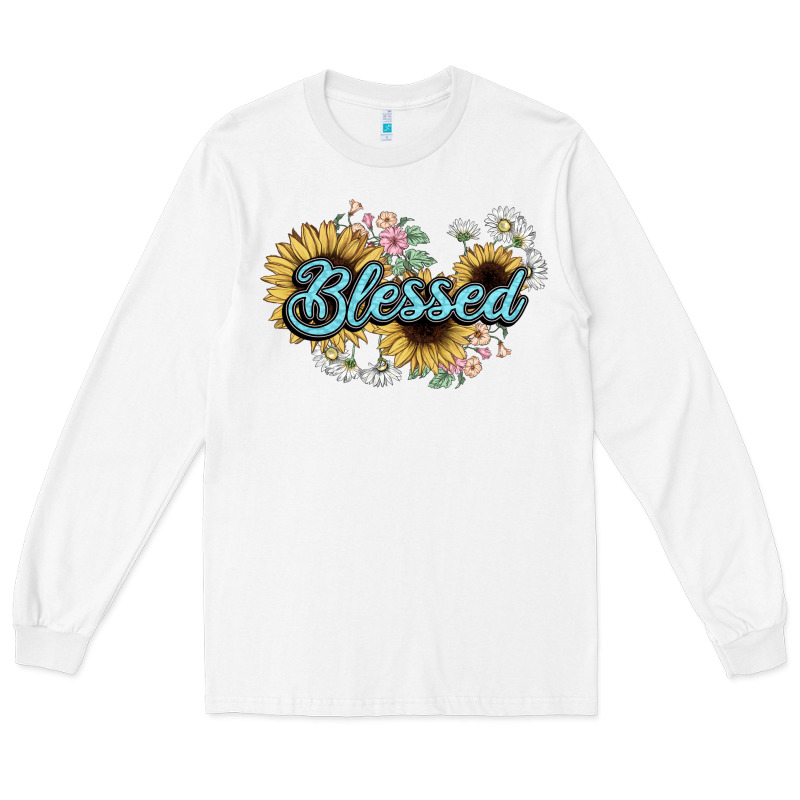 Blessed Long Sleeve Tee by NancyCooperArtShop | Teevron