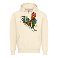 Sandshell Christmas Lights Rooster Zipper Hoodie - RanaPortraitStore