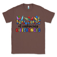 Chestnut 100 days of embracing differences Classic Tee - MaliasSmallBusiness