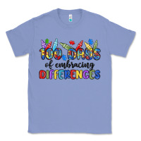 Colony Blue 100 days of embracing differences Classic Tee - MaliasSmallBusiness