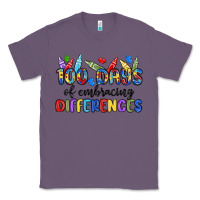 Lavender 100 days of embracing differences Classic Tee - MaliasSmallBusiness
