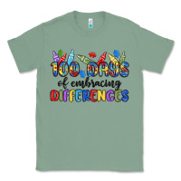 Sage 100 days of embracing differences Classic Tee - MaliasSmallBusiness