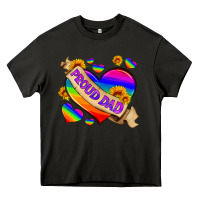 Asphalt lgbtq proud dad Heavy Core Tee - HRA Design Shop