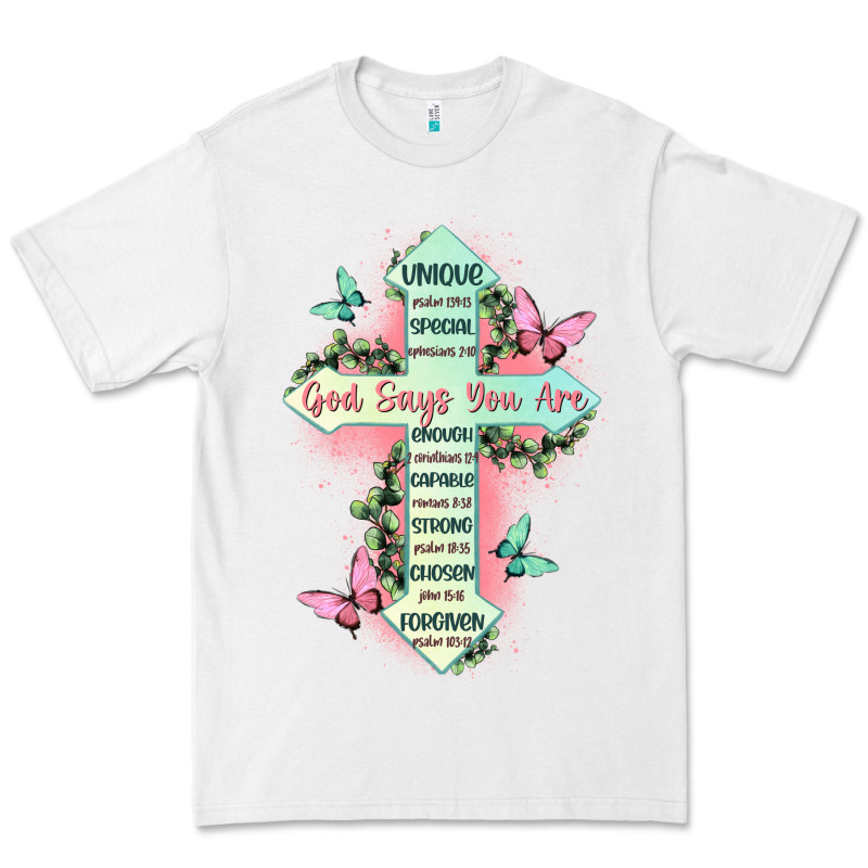 God Says You Are Cross Premium Tee by JahusDesignShop | Teevron