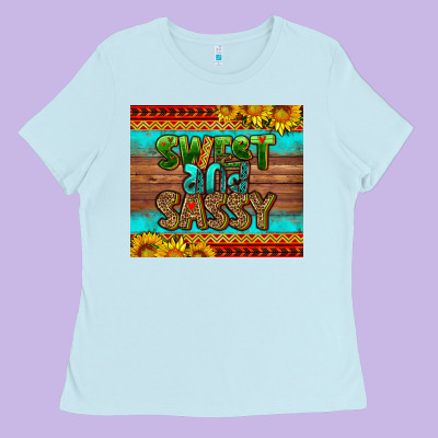 Sweet And Sassy Juneteenth Ladies Tee Designed By Hra Design Shop
