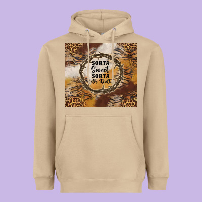 Western Sorta Sweet Sorta Beth Dutton Tumbler Tbs Heavyweight Hoodie Designed By Tumblerdesignbyshophia