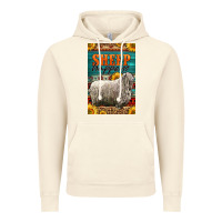 Vintage Artic Western Sheep Happens Sunflowers Vintage Hoodie - LillyAllenDesigns