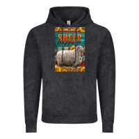 Western Sheep Happens Sunflowers Vintage Hoodie | Teevron