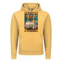 Vintage Mustard Western Sheep Happens Sunflowers Vintage Hoodie - LillyAllenDesigns