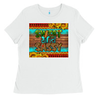 White sweet and sassy Juneteenth Ladies Tee - HRA Design Shop