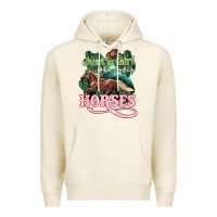 Tofu Just a girl who loves Horses Premium Hoodie - HowdyJamesFarm