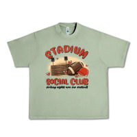 Oil Green stadium social club football Urban Heavy Tee - MaliasSmallBusiness