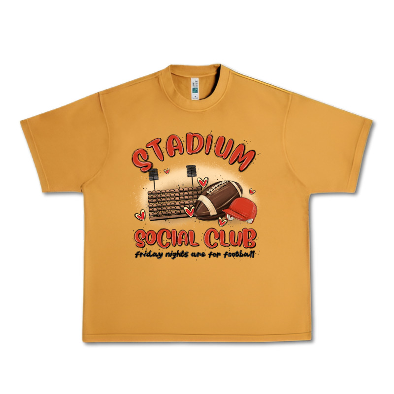Stadium Social Club Football Urban Heavy Tee by MaliasSmallBusiness | Teevron