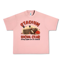 Salmon stadium social club football Urban Heavy Tee - MaliasSmallBusiness