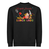 Black cupids favorite lunch lady Heavyweight Sweatshirt - MaliasSmallBusiness