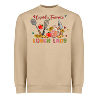 Mushroom cupids favorite lunch lady Heavyweight Sweatshirt - MaliasSmallBusiness