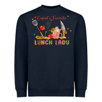 Navy cupids favorite lunch lady Heavyweight Sweatshirt - MaliasSmallBusiness