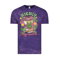 Cloud Purple highly caffeinated Vintage Tee - MaliasSmallBusiness