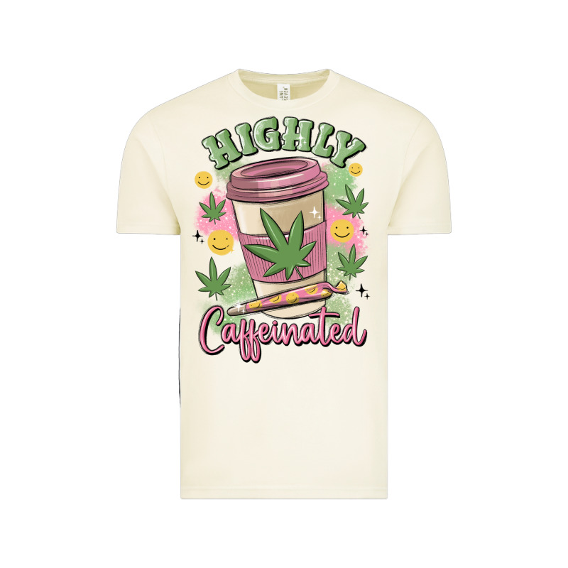 Highly Caffeinated Vintage Tee by MaliasSmallBusiness | Teevron
