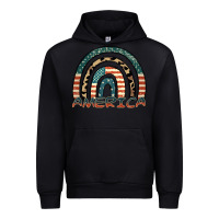 Black America rainbow Urban Hoodie - FaDigitalArtStudio
