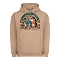 Pigment Burro America rainbow Urban Hoodie - FaDigitalArtStudio