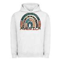 Pigment Lunar Rock America rainbow Urban Hoodie - FaDigitalArtStudio