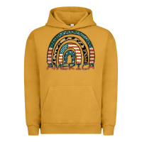 Pigment Peanut Butter America rainbow Urban Hoodie - FaDigitalArtStudio