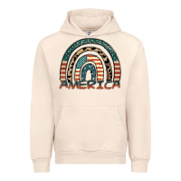 Sandshell America rainbow Urban Hoodie - FaDigitalArtStudio