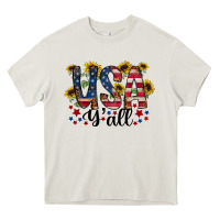 Cream usa yall Heavy Core Tee - RacoonDesign
