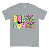 Heather Grey she is mom Classic Tee - JahusDesignShop