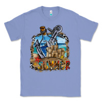 Colony Blue summer min Classic Tee - CowhideDigitalArt