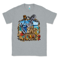 Heather Grey summer min Classic Tee - CowhideDigitalArt