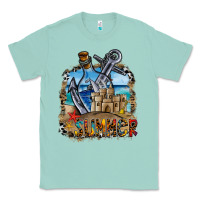 Seafoam summer min Classic Tee - CowhideDigitalArt