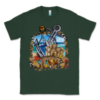Sports Green summer min Classic Tee - CowhideDigitalArt