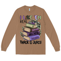 Toasted Coconut i like them real thick and juicy books Long Sleeve Tee - MaliasSmallBusiness