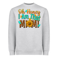 Heather Grey oh honey i am that mimi nca Heavyweight Sweatshirt - NancyCooperArtShop