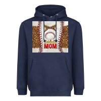 Navy baseball mom with leopard tumbler tbs Heavyweight Hoodie - TumblerDesignByShophia